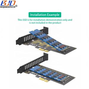 PCI Express X1 PCI-E 3.0 1X ke NGFF <span class=keywords><strong>M</strong></span>.2 Key-<span class=keywords><strong>M</strong></span> 2230 2242 2260 2280 M2 NVME SSD kartu adaptor konverter - Product Image 4
