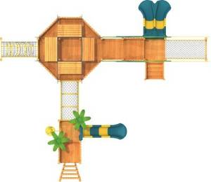 <span class=keywords><strong>Set</strong></span> ayunan kayu terjangkau untuk kesenangan keluarga dan kesenangan halaman belakang tahan lama - Product Image 4