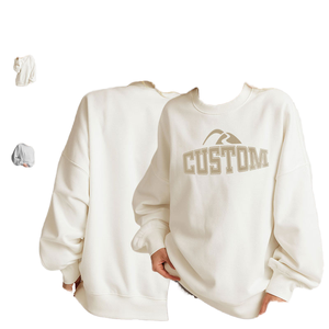 Sudadera de Hombre de Alta Calidad, Bordada, de Poliéster y Algodón, Transpirable, Informal, para Invierno, con Logotipo Personalizado - Product Image 1
