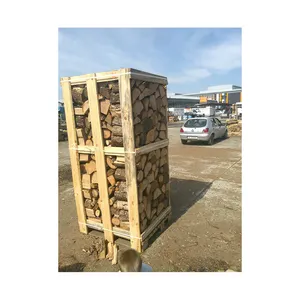 Horno de leña seca de calidad, madera de roble, haya, Fresno, abeto, abedul