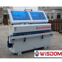 WISDOM EB220 Machine à plaquer les chants en Mdf entièrement automatique pour le travail du bois Machine à plaquer les chants Compresseur d'air