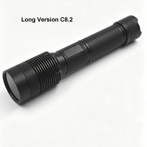 Linterna UV LED Viosys C8.2 Seoul de Versión Larga, 365nm 5W, de Aluminio Industrial, con Batería 26650, para Caza Nocturna y Curado UV - Product Image 5