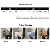 Bolsos de Mano de Cuero PU Retro de Moda para Mujer, Bolso de Hombro Portátil, Diseño Exclusivo, Bolso Cuadrado Pequeño para Chicas
