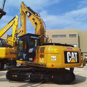 รถขุดตีนตะขาบไฮดรอลิก Caterpillar 320D มือสอง นำเข้าจากญี่ปุ่น น้ำหนัก 20 ตัน ปรับปรุงใหม่สำหรับงานก่อสร้าง - Product Image 1