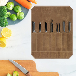 Bolsa Portátil para Cuchillos de Chef, 7 Piezas, Verde Militar, Bolsa de Almacenamiento de Cocina Resistente para Cocina Occidental y China - Product Image 4