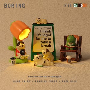 Veilleuse de bureau mignonne avec commande par bouton et LED, formes chat/<span class=keywords><strong>grenouille</strong></span>/plante, panneau double face en ABS, cadeau pour les meilleurs amis - Product Image 1