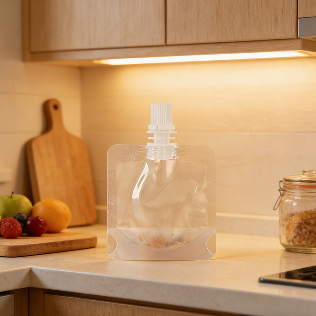 Liquid Refillable Stand up Spout Pouch Custom Spout Drinking Pouch Bag PE Security Juice Bag Beverage for  Refill Lotion Bags