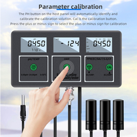 Analyseur d'eau numérique WiFi 8-en-1 PH/EC/TDS/Sel/ORP/CF S.G Température, Moniteur de qualité de l'eau en ligne avec application mobile