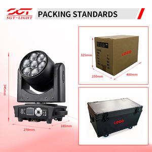 Nouvelle Arrivée Mini 7*40W Bee Eyes RGBW 4-en-1 LED Beam Zoom Wash Moving Head Spot Light avec Contrôle Point pour Effet Beam <span class=keywords><strong>Disco</strong></span> DJ - Product Image 2