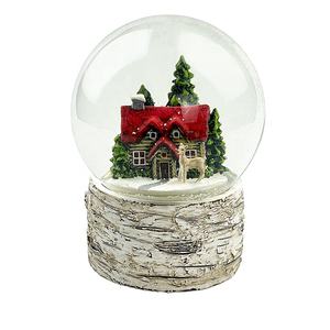 Globo di Neve in Resina e Vetro Personalizzato con <span class=keywords><strong>Base</strong></span> in Legno, Fornitore Cinese - Product Image 1