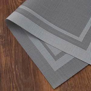 Wholesale Pvc Woven Plastic Waterproof Non-Slip Placemats for Dining <b>Table</b> Wedding Mat - Product Image 4