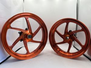 Jantes en aluminium usinées CNC pour Honda ADV350 - 142.75J Avant/133.5J Arrière, résistantes aux températures tropicales, jantes personnalisées - Product Image 2