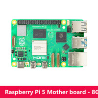 Carte de développement Raspberry Pi 5B avec processeur Cortex-A76 et système d'exploitation Linux