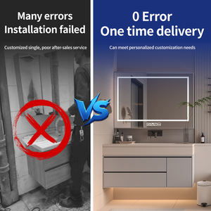 <span class=keywords><strong>Meuble</strong></span> <span class=keywords><strong>de</strong></span> <span class=keywords><strong>salle</strong></span> <span class=keywords><strong>de</strong></span> <span class=keywords><strong>bain</strong></span> moderne et <span class=keywords><strong>simple</strong></span> <span class=keywords><strong>de</strong></span> luxe léger, tout-en-un, en bois massif, avec lavabo et table à laver - Product Image 6