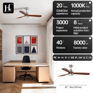 Modern Medieval Retro Scandinavian <b>LED</b> <b>Ceiling</b> <b>Fan</b> Lamp Wood Body DC Motor Living Room ABS APCITL Remote Control - Product Image 6