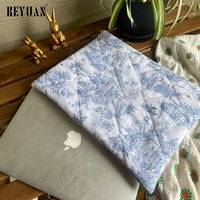 Nuevo diseño a prueba de golpes Cute Streak Soft Cotton Tablet Notebook Pouch Puffy Laptop Sleeve Funda protectora Bolsa se puede personalizar