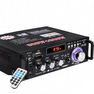 Radio AOSHEN de 2 Canales con Bluetooth, FM, Ecualizador y Amplificador para Auto - Product Image 1