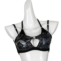 Vêtements actifs en Polyester à imprimé serpent noir pour femmes, Top deux pièces d'entraînement, Fitness, grande taille, vêtements de danse pôle