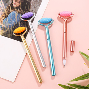 Stylos neutres créatifs pour le massage anti-stress, vente en gros, papeterie unique et amusante pour étudiants, stylo en plastique non effaçable à encre gel 0,5 mm - Product Image 1