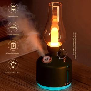 Retro Lamp Essential Oil Aroma <b>Diffuser</b> Aromatherapy Multipurpose Machine Relieve Fatigue Air Cool Mist USB Wireless Humidifier - Product Image 3