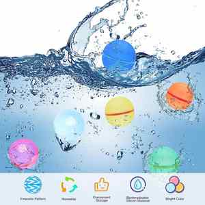 Pelotas de Agua Autosellables de Silicona Suave de Relleno Rápido para Piscina, Regalo para Fiestas de Verano - Product Image 2