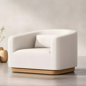 Nuevo Sillón de Tela con Madera de Teca, Juego de Muebles de Patio para Exteriores, Sofá de Jardín Moderno - Product Image 6