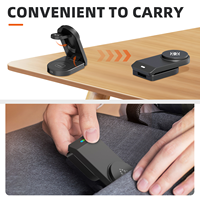 Chargeur Sans Fil Magnétique Pliable Électrique 15W 3-en-1 Portable avec Câble Rétractable de Charge Rapide OTP OVP pour IWatch
