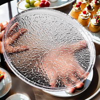 Assiette en verre peu profonde à motif uni, durable, écologique, de qualité alimentaire, moderne, simple, minimaliste, pour desserts et café