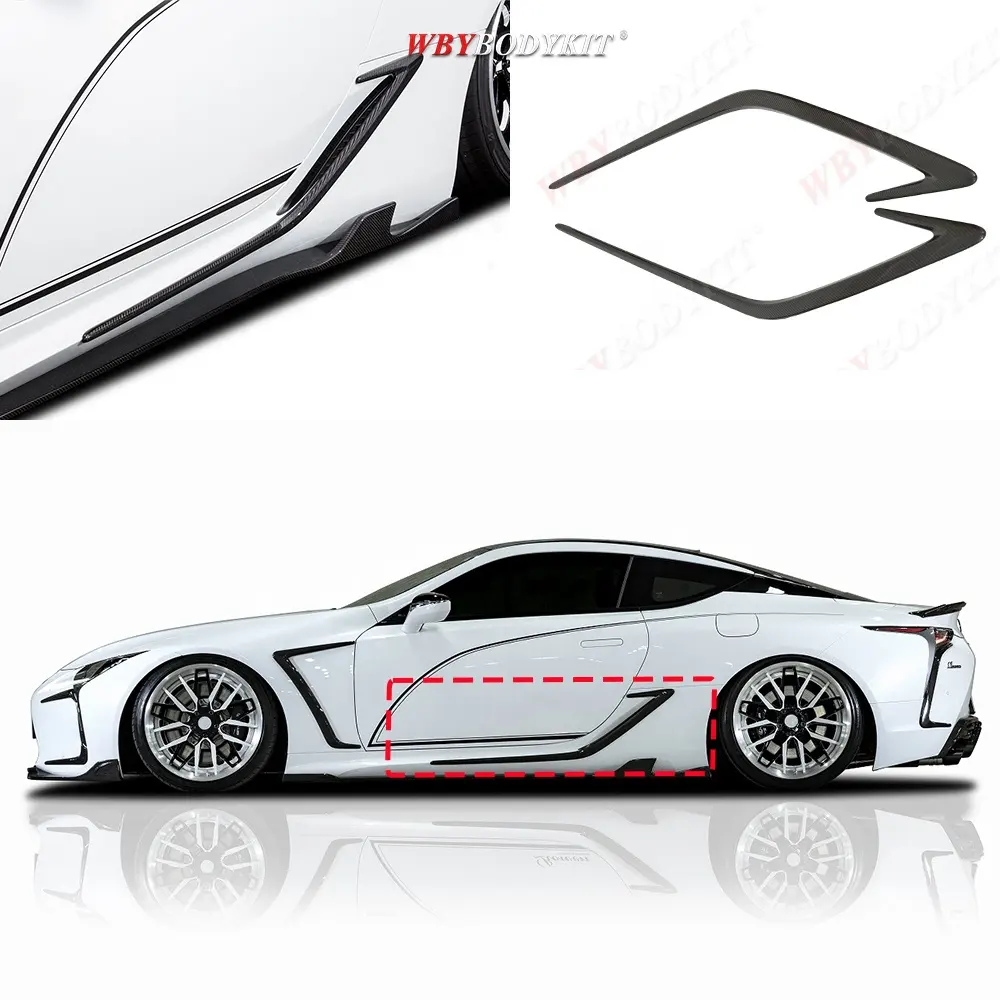 for model Lexus LC 500 h Auto Parts Car Exterior Car Bumpers upgrade Body Kits Front Rear Spoiler Spoiler Wing Body extension