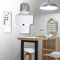 Douille LED Intelligente 2026 E27 AC85-265V ABS à Visser avec Télécommande Infrarouge et Minuteur, Changement de Couleur, Prise Universelle, Installation Facile, Usage Domestique
