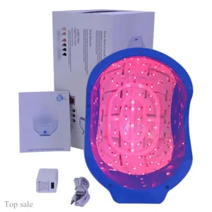 OEM Haarwuchs Helm Intelligente rote Infrarot LED Lichttherapie Haarpflege Verlust Behandlung Maschine Laser Haarwuchs Kappe