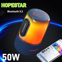 Altavoz Bluetooth Portátil Hopestar SC-03 con Luces LED Coloridas RGB, Alta Fidelidad, Sonido Envolvente TWS 360 para el Hogar, Fiestas al Aire Libre