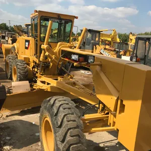 Máquina de construcción cat 140h, motoniveladora con motor original cat