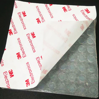 Points adhésifs transparents autocollants pour pieds de meubles, forme hémisphérique, coussinets cylindriques transparents pour pieds de meubles