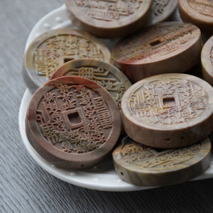 Natural Alashan Agate Carved Mountain <b>Spirit</b> Pendant Double Hole Themed Pendant For Jewelry Making Everyday Wear - Product Image 1