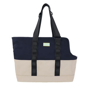 Vietnam OEM Custom 2-Way Canvas Dog Carrier <b>Bag</b> Summer Breathable Shoulder Tote for <b>Small</b> Pets Private Label Portable Travel <b>Bag</b> - Product Image 1