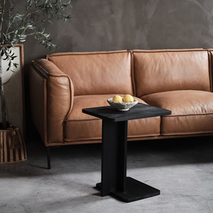 Mesa de Centro de Madera de Teca Africana, Estilo Moderno Minimalista, Construcción con Encaje de Espiga, Ideal para Sala de Estar - Product Image 4