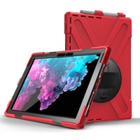 Coque de Protection Antichoc en Silicone pour Tablette Microsoft Surface Pro 4 5 6 7 avec Porte-Stylet, Matériau PC Robuste et Protecteur