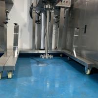 Dispositif de levage pneumatique mobile en acier inoxydable pour produits chimiques liquides et laboratoires alimentaires, mélangeur-disperser automatique 500L