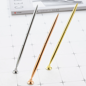 <span class=keywords><strong>Stylo</strong></span> de bureau personnalisé <span class=keywords><strong>avec</strong></span> logo, <span class=keywords><strong>stylo</strong></span> à bille de comptoir <span class=keywords><strong>avec</strong></span> support à chaîne pour hôtel, banque, cadeau promotionnel - Product Image 1