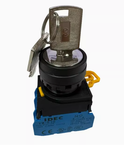 Công tắc xoay 2ae20 núm xoay hai vị trí tự khóa Công tắc lựa chọn khóa YW1K-2AE01 mới và nguyên bản - Product Image 4