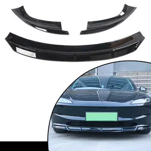 High quality Car Rear Bumper Diffuser Posterior Lip Rear for ABS material 24 Tesla Model 3 highland rear bumper protection