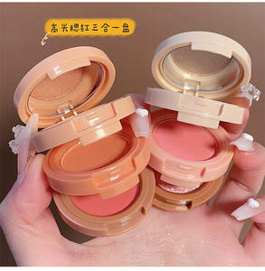 Paleta de Maquillaje Popular Miss <span class=keywords><strong>Lara</strong></span> Shimmer Matte 3 en 1, Rubor, Iluminador y Contorno en Polvo Compacto con Espejo - Product Image 2