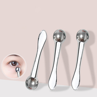Rouleau et bâton de massage facial 2-en-1 en jade, marque OEM pour les cernes, soin des yeux pour femmes, usage commercial et domestique, logo personnalisé