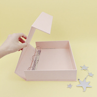 Boîte de classement en carton à 3 anneaux avec fermeture magnétique, format personnalisé, pour fournitures de bureau et archives