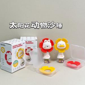 Sonajeros de mano de gel de dientes de bebé suave, martillo de arena pequeño, <span class=keywords><strong>mordedura</strong></span> de 0-6 meses, rompecabezas para recién nacidos de 1 año, juguete de entrenamiento de agarre - Product Image 2