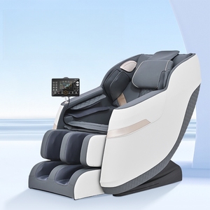 4D Schwerelosigkeit Ganzkörper <span class=keywords><strong>massage</strong></span> stuhl SL Track Dual-Core Mechanische Hände Airbag Fuß rolle LCD Touch Panel für den Heimgebrauch - Product Image 1