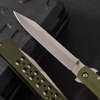 Couteau pliant d'extérieur CN G10 de haute qualité, couteau tactique multi-usage essentiel et tranchant pour le camping