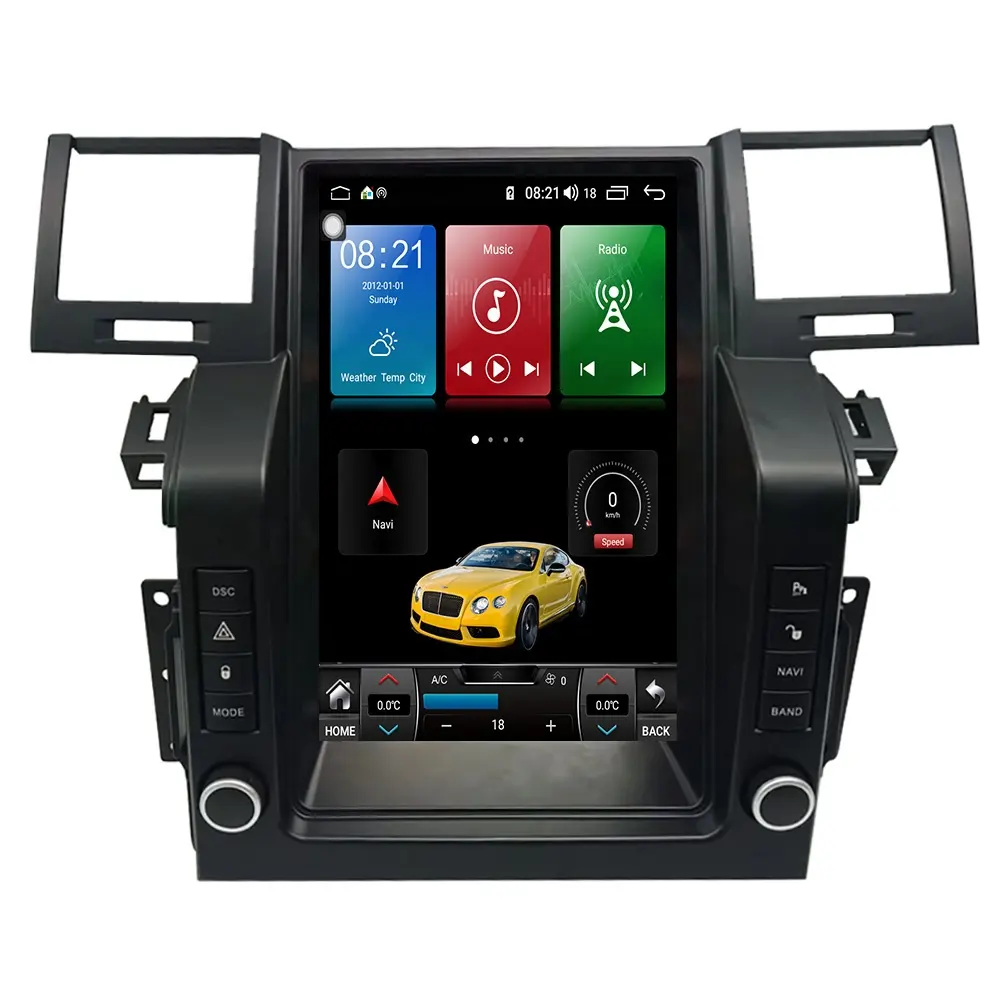 Autoradio Android 11, écran Tesla, Navigation GPS, lecteur électronique, Navigation GPS, pour voiture Land Range Rover (2005 — 2009)