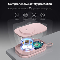 Vente chaude universel 15W 3 en 1 chargeur sans fil magnétique support de téléphone Station sans fil rapide support de téléphone portable magnétique